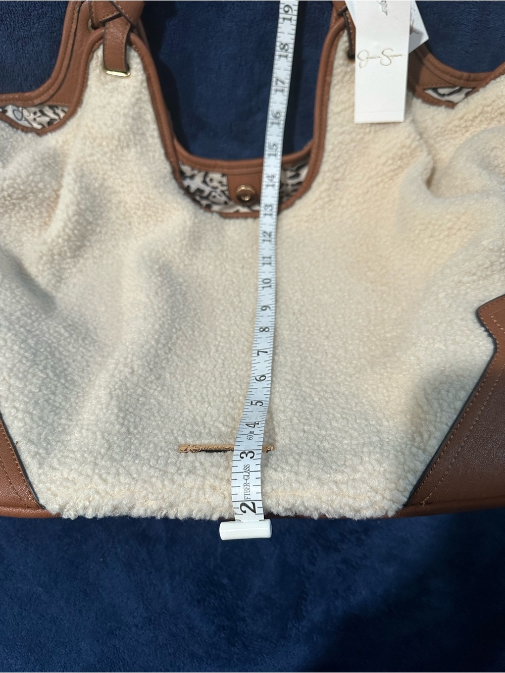 Jessica Simpson Tote bag with Brown Trim - Women’s Shoulder Bag - Picture 7 of 7